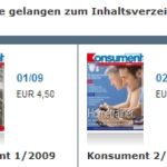 Übersicht des Heftarchives Übersicht des Heftarchives