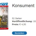 Konsument Heft nicht gratis